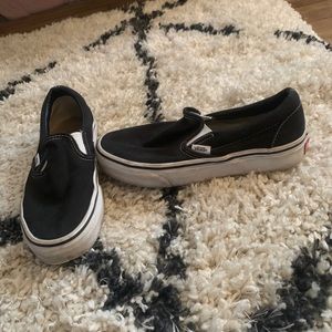 black slip on vans